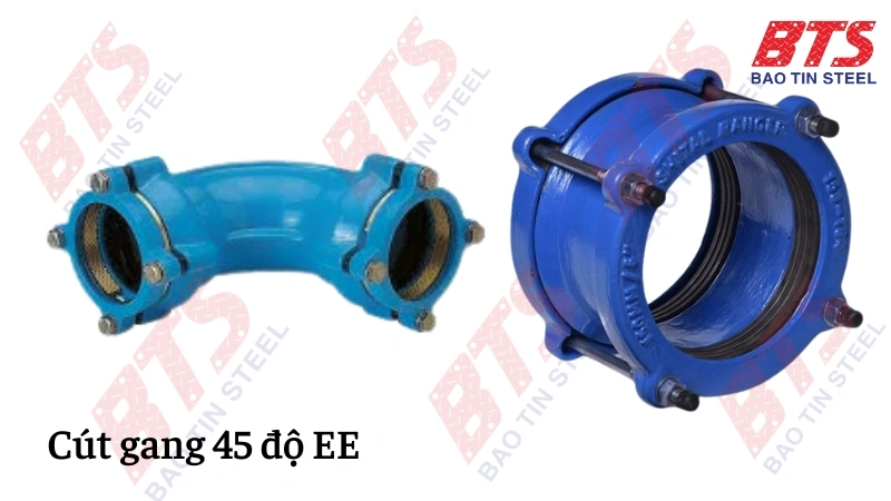 Cút gang 45 độ EE