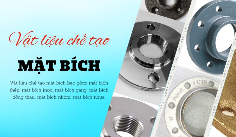 Vật liệu chế tạo mặt bích