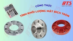 Công thức tính khối lượng mặt bích tròn